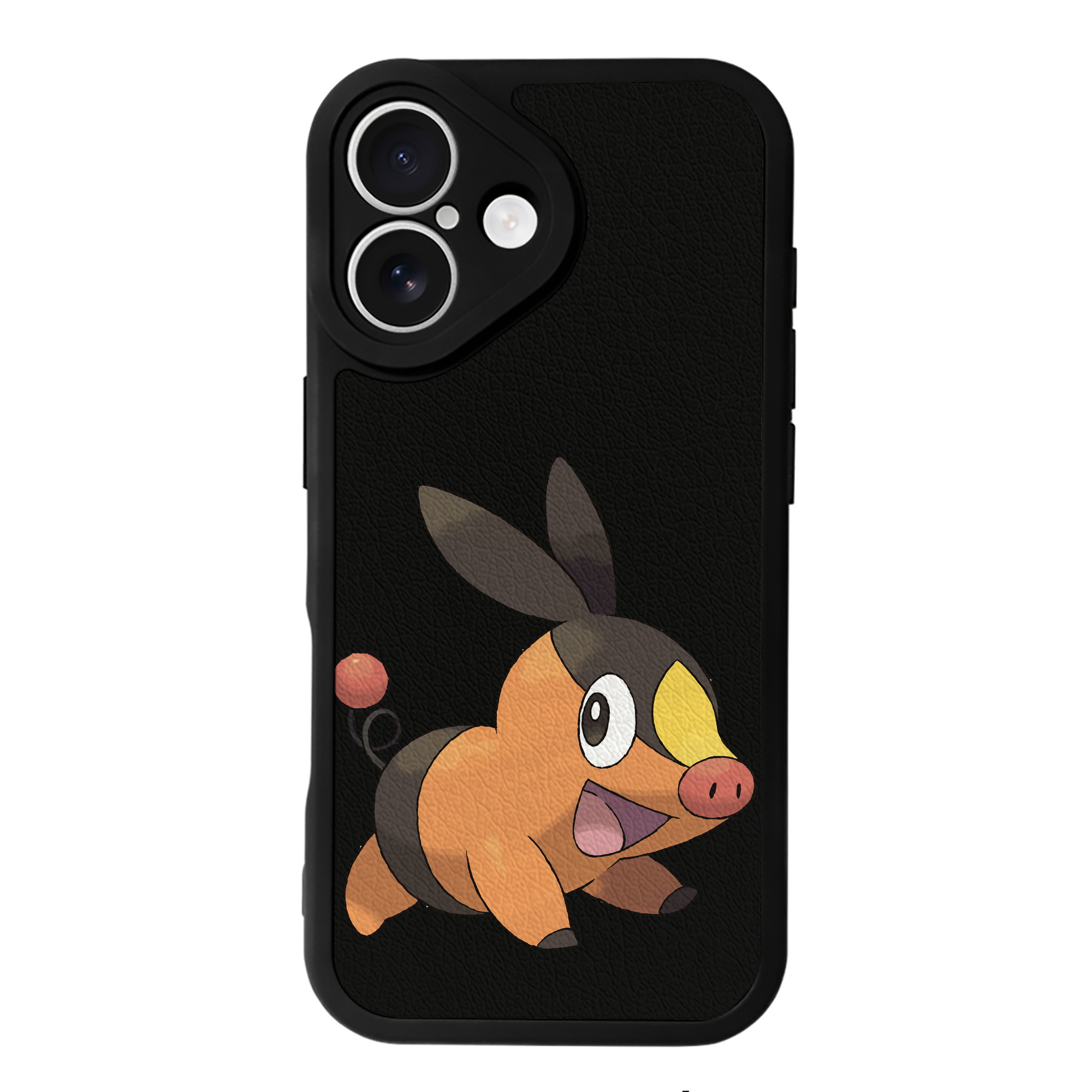 （画像用） ポケットモンスター Pokémon 【iPhone 16シリーズ対応】シリコンスマホケース（レザー調） 材質：シリコン